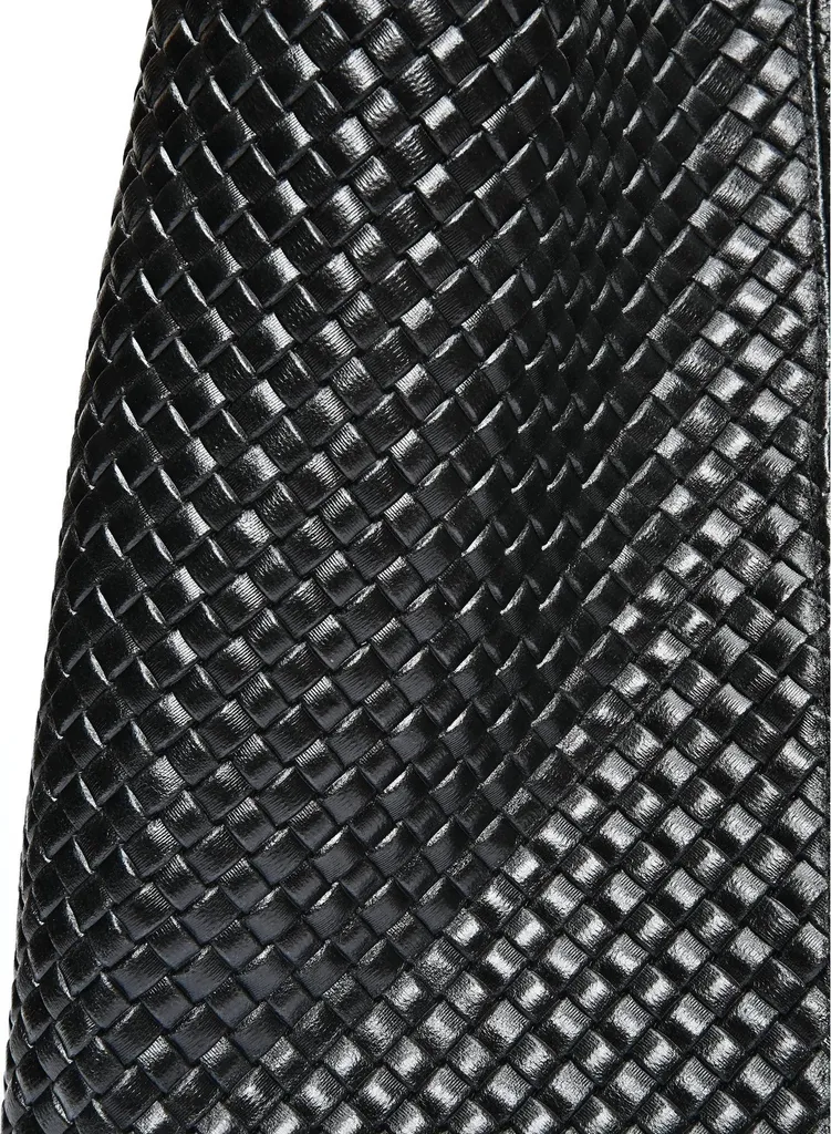 Luisa Vannini Shopper Bag AW25 LV 8151 NERO - Sac Main Cuir Noir Chic