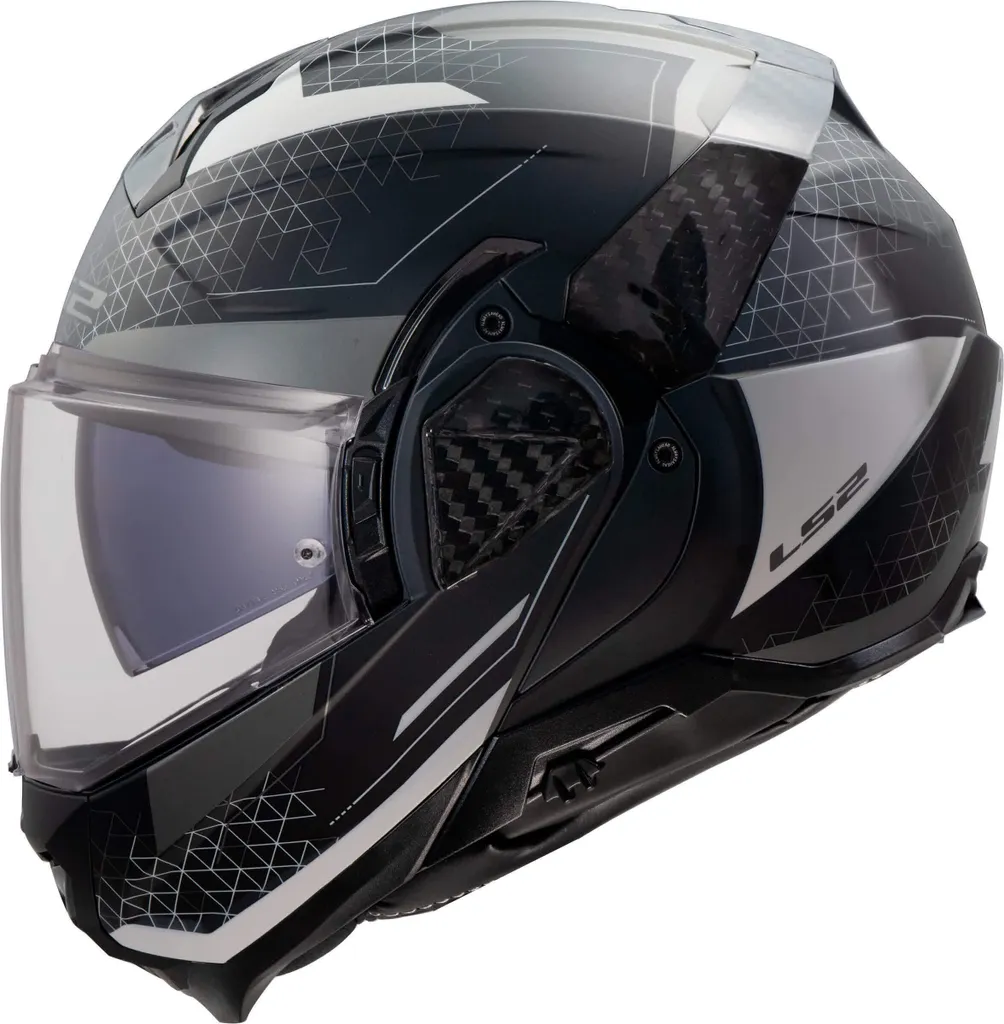 Casque LS2 FF910 ADVANT II Astral gris mat taille M - Modulable 180° - 2