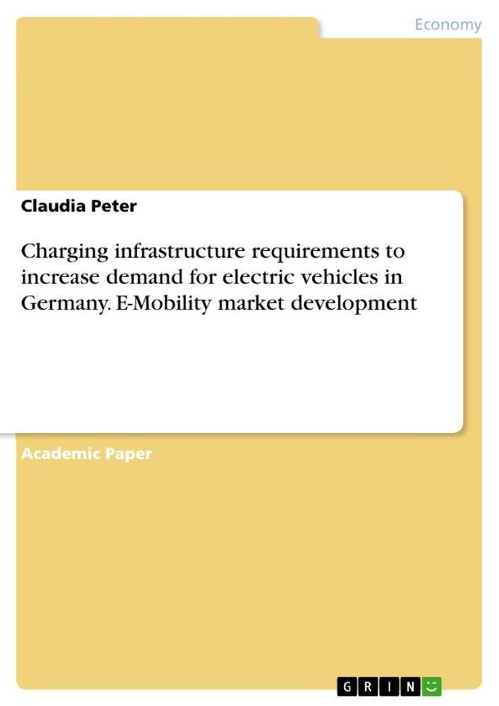 Charging infrastructure requirements to increase demand for electric vehicles in Germany. E-Mobility market development
