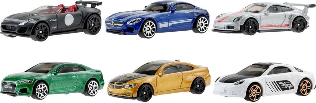 Coffret cadeau Hot Wheels Cars 6 pièces HDH51 Image du produit 