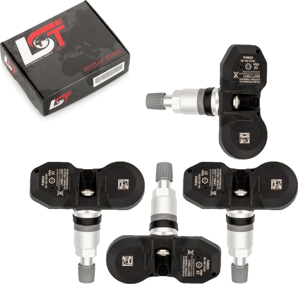 4x Reifendrucksensor 7PP907275F für PORSCHE BOXSTER CAYMAN PANAMERA VW PHAETON