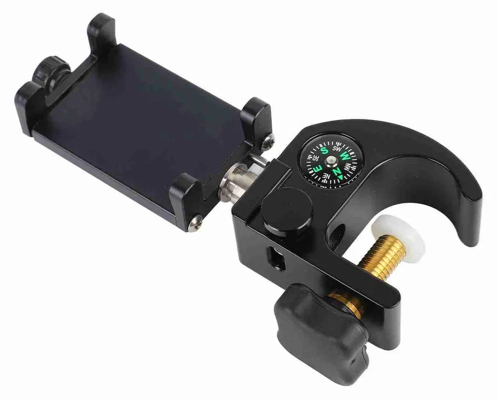Support de mât GPS pour smartphone avec boussole de guidage intégrée