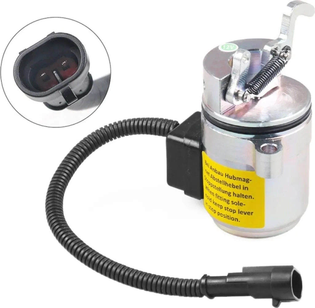 Solenoid di Arresto Deutz 04272956 12V - Ricambio Bobcat 6686715