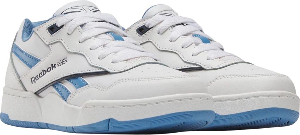 Reebok - Kinder Sneaker "BB 4000 II", Leder GT6425 (34 EU) (Weiß/Blau)