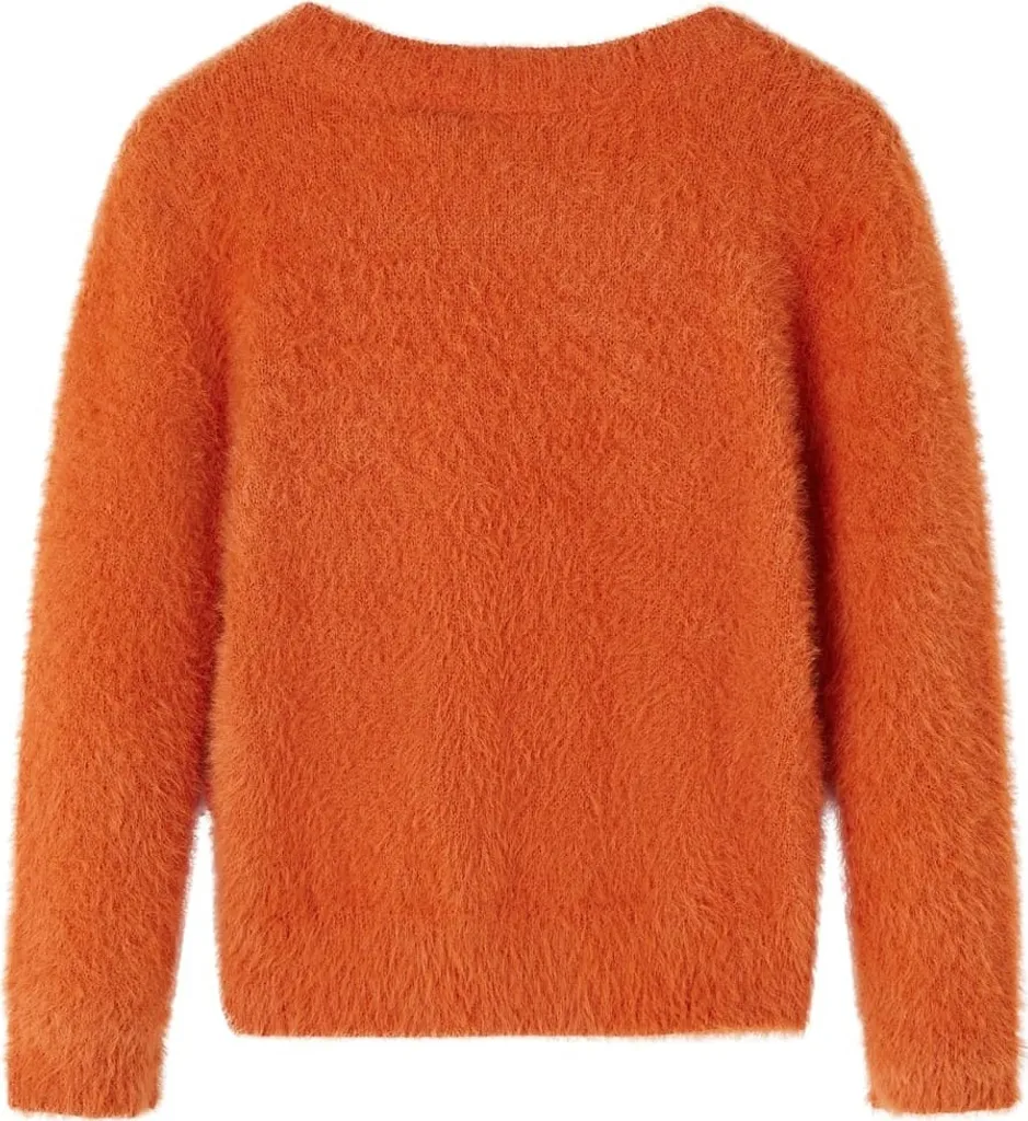 vidaXL Maglia per bambini arancione scuro 128