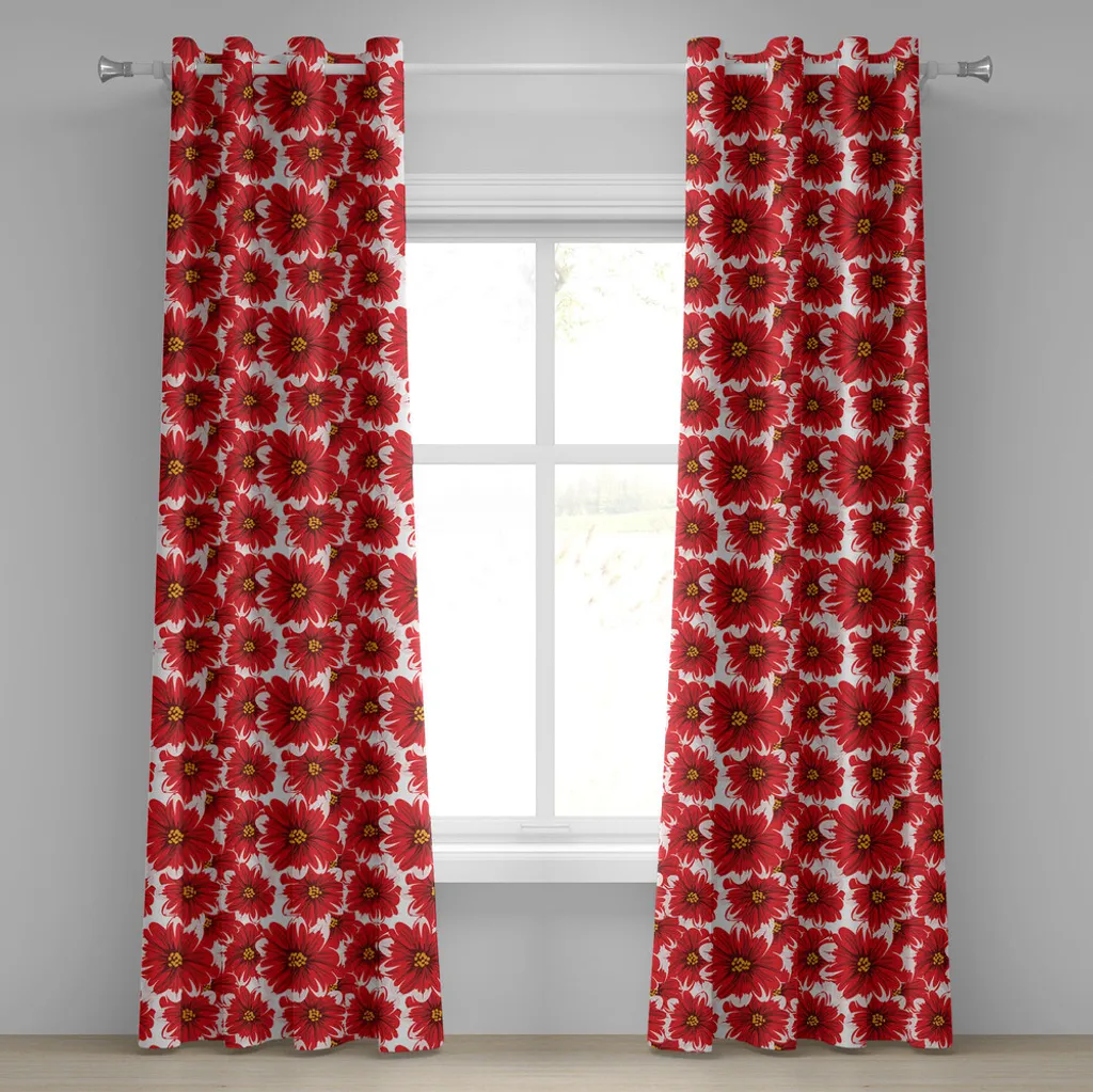 Tende Lavabili ABAKUHAUS Fiori 280x225 - Praticità e Stile Romantico