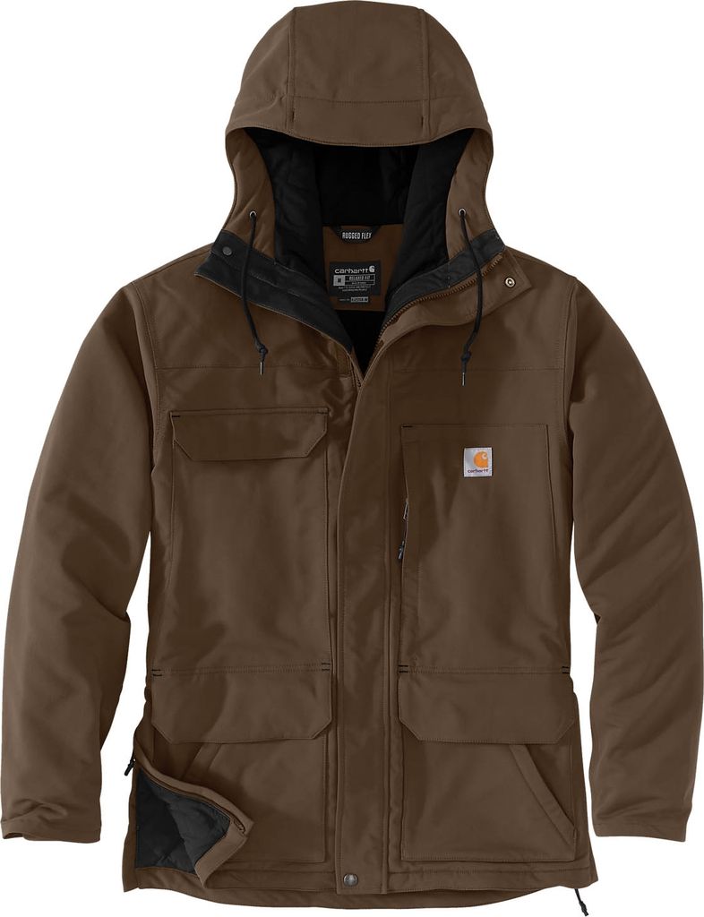 Carhartt Super Dux Bonded Chore Jacke Farbe: Braun, Grösse: M