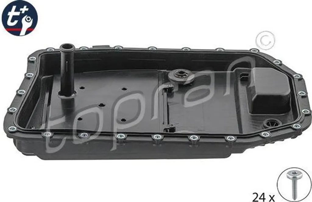 Carter d'huile TOPRAN 500 992 pour boîte automatique BMW OE 24117571217