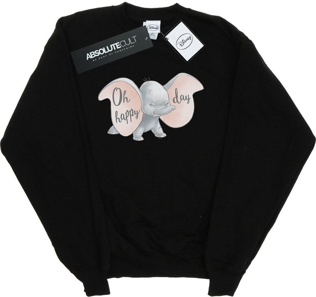 Disney - "Happy Day" Sweatshirt für Herren BI16942 (S) (Schwarz)