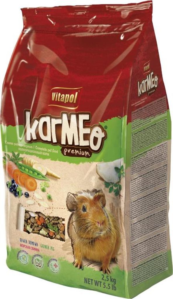 Vitapol Karmeo Premium - vollwertiges Futter für Meerschweinchen 2,5kg Vitapol