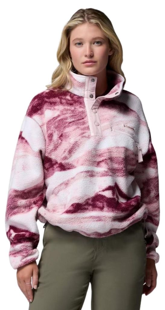 COLUMBIA Damespullover Helvetia™ II, bedrukt, cropped Productafbeelding 