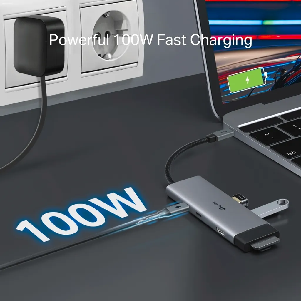 Hub USB-C Portatile TP-Link UH7020C | 7 in 1 per Viaggi e Smart Working - 1
