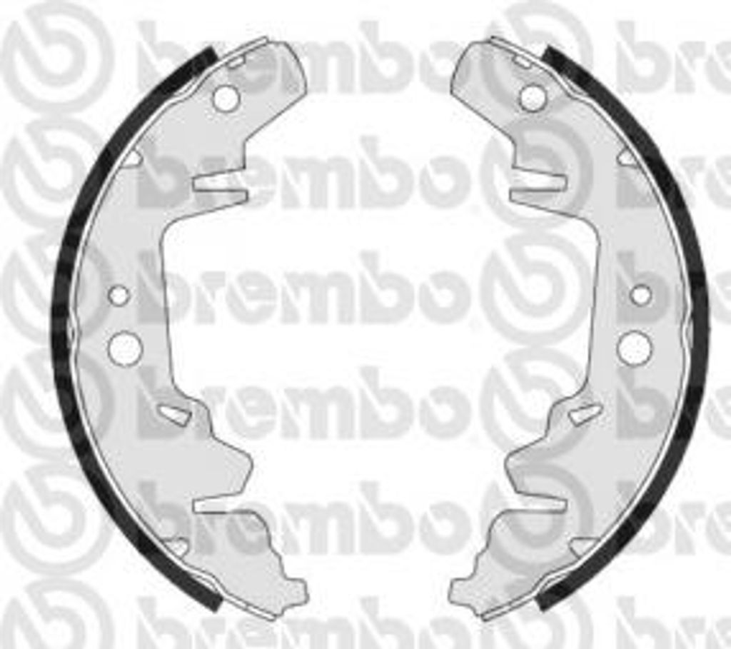 Brembo Bremsbackensatz Hinterachse S 11 501