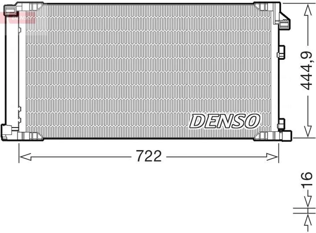 Réparer la clim du NX Z1 : Condenseur DENSO DCN51019 avec déshydrateur