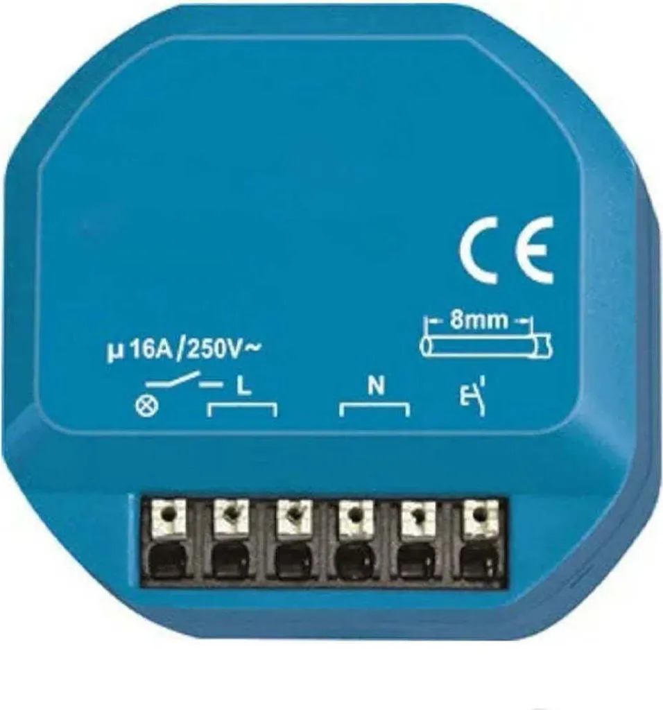 Interrupteur Volet Roulant Connecté Wifi 240V Bleu pour Apple Home Matter