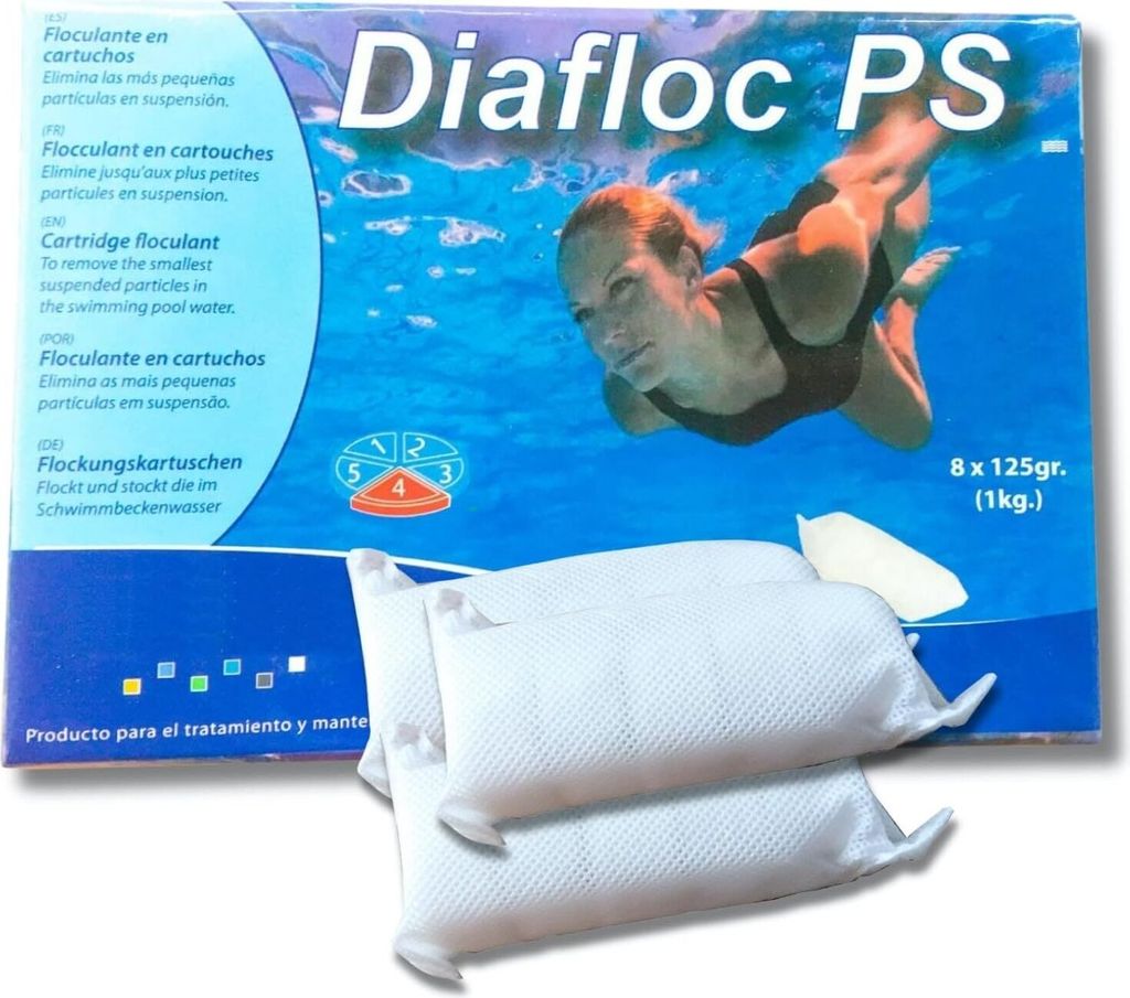 1 x 1 kg Flockkartusche für Pools Produktbild 