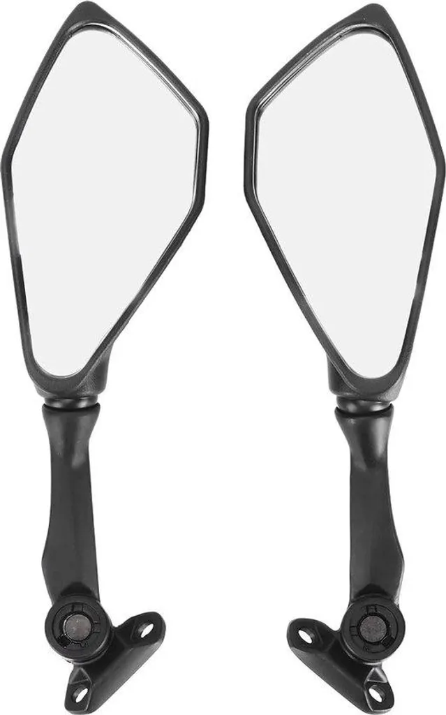 Rétroviseurs Rabattables en ABS Noir Haute Résistance pour Ninja 250 300