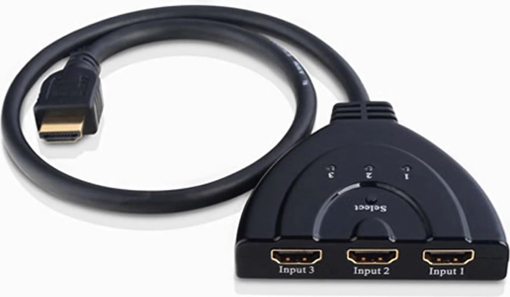 G04C 3in1 HDMI Splitter Umschalter Verteiler Switch Wandler Adapter Kabel 1080P