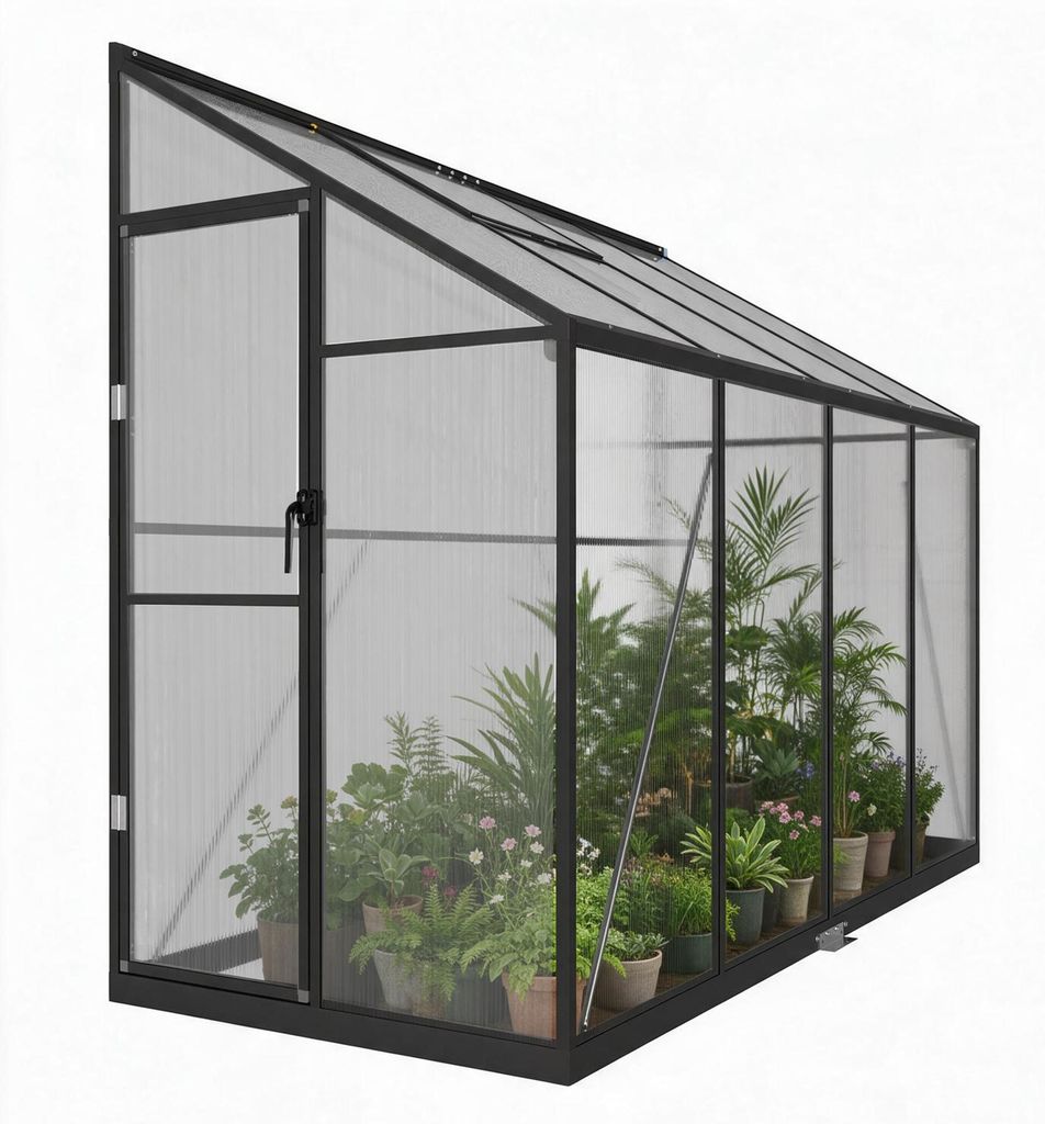 ACXIN Tuinkas, 245x110x195 cm, tuinkas met versteviging van Productafbeelding 