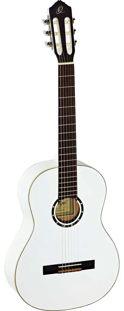 Guitare Classique 4/4 Ortega R121WH Blanche avec Housse de Protection