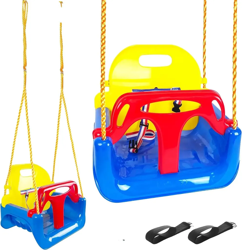 Balançoire pour enfants évolutive avec cordes robustes de 180cm de long