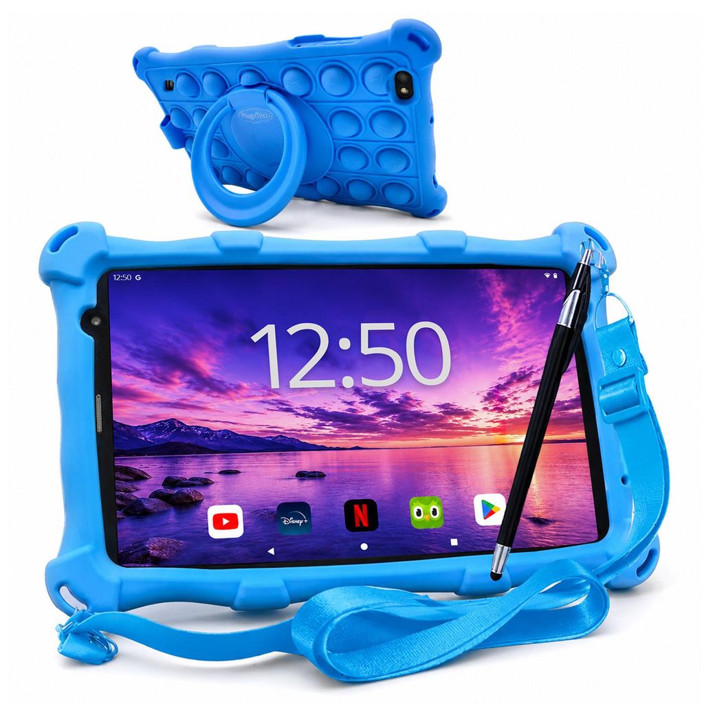 AngelTech Kindertablet PRO MAX - Android 15 - 4+3 GB RAM - Produktbild 