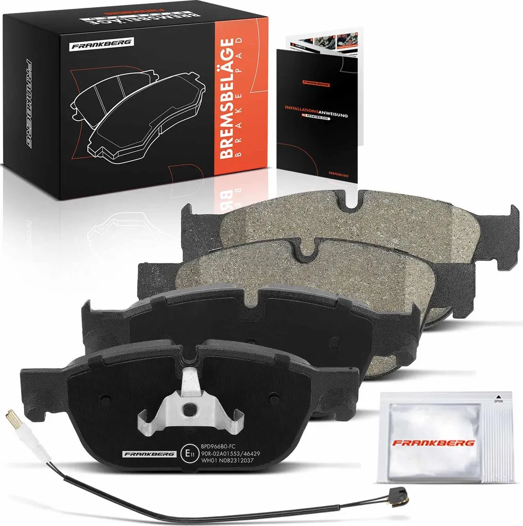 Frankberg 4x Plaquettes de Frein Avant pour Citroën C5 III et Peugeot 308
