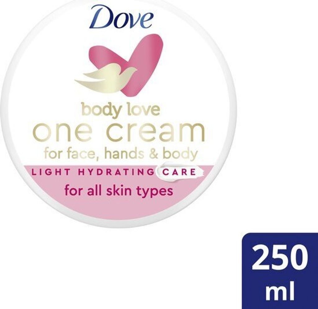 Dove Lekki krem nawilżający do twarzy, ciała i rąk 250ml Zdjęcie produktu 