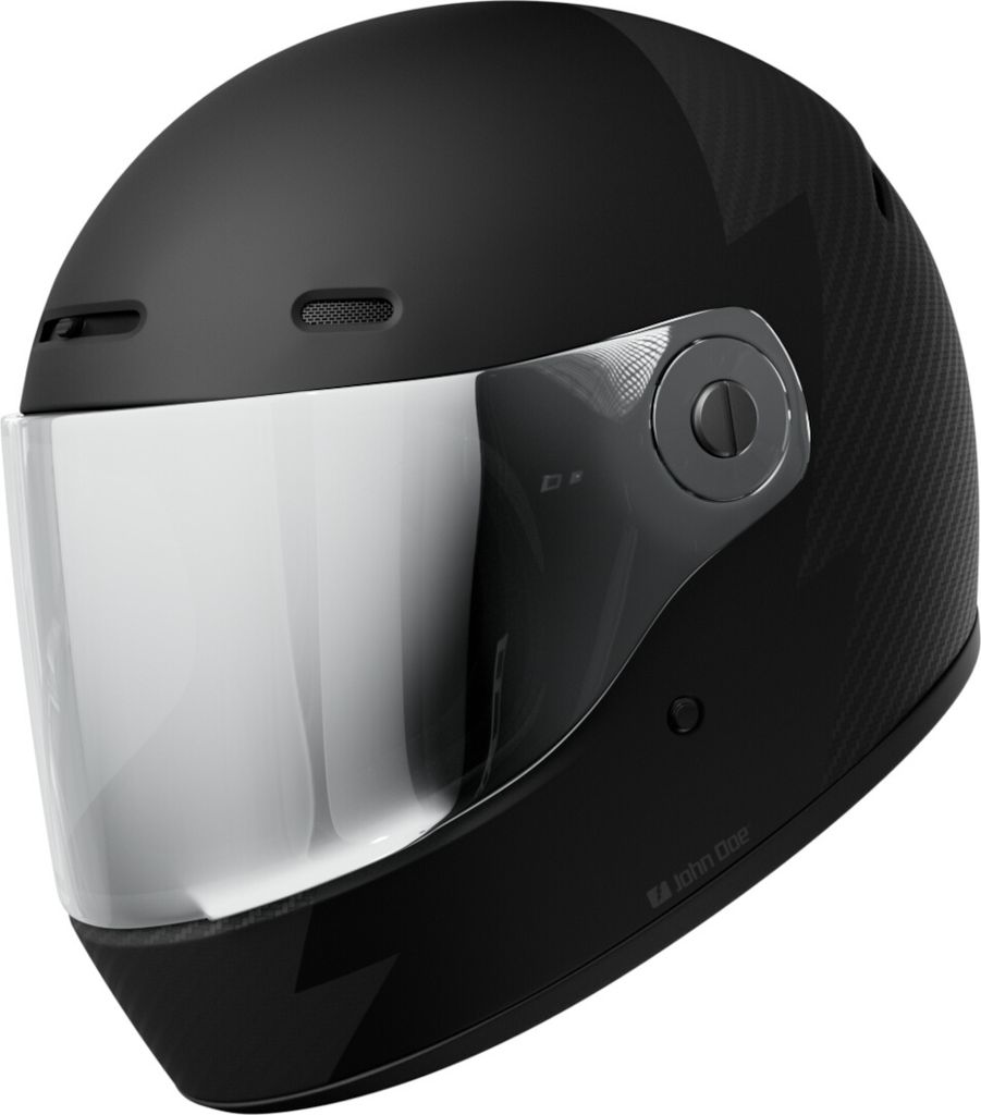 John Doe JD/One Signature Helm, schwarz matt/carbon, L (59/60)