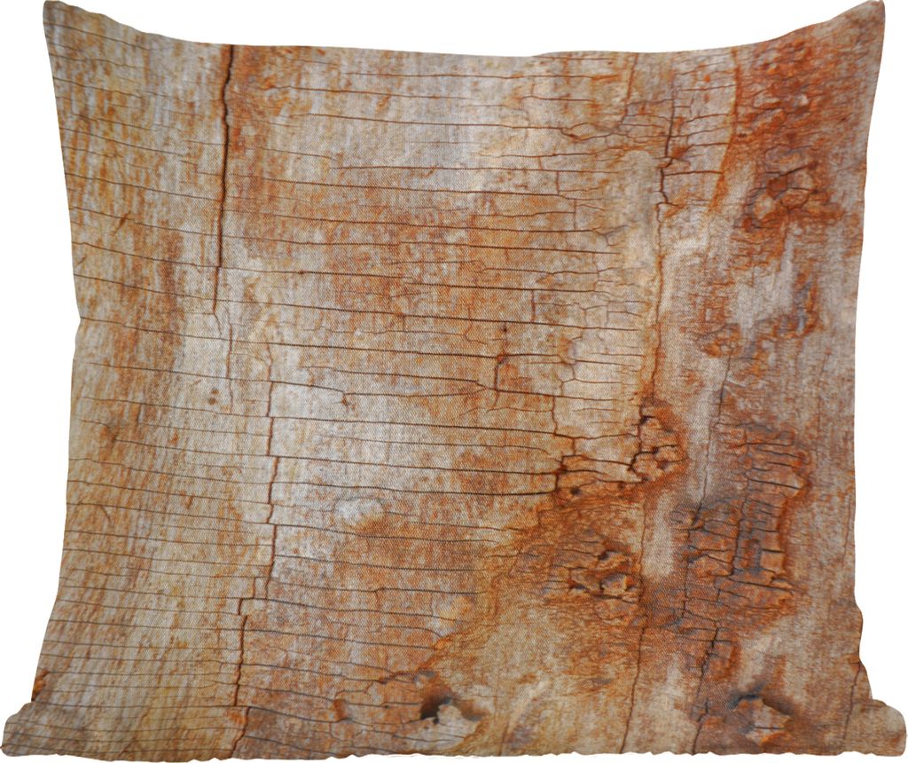 MuchoWow Zierkissen Sofakissen Wohnzimmer Dekokissen 40x40 cm Baumrinde - Baumstamm - Holz - Foto Kissen - Schlafzimmer Dekoration