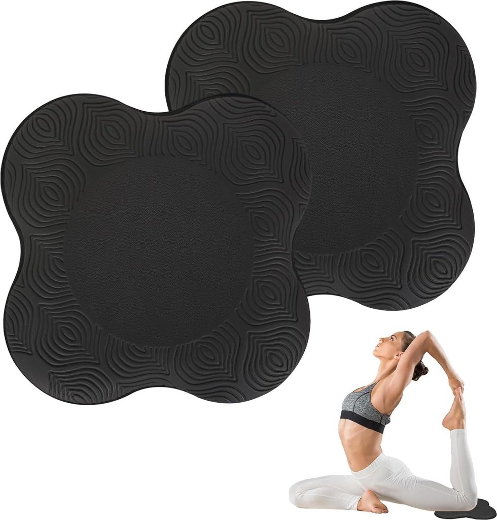 Yoga-Stützkissen - 2 Stück Kniepolster - rutschfest - Balanskissen - Kissen für Knie - Sportbalanskissen - Pilateskissen - Hände - Handgelenke ...