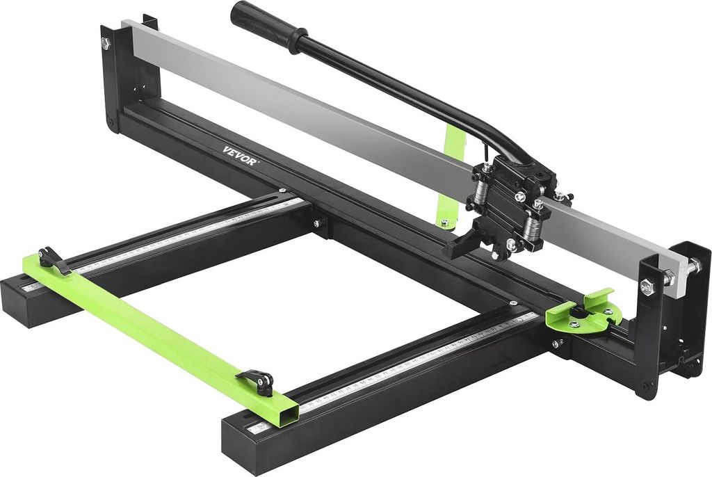 800 mm Profi Manueller Fliesenschneider mit präziser Laserpositionierung und rutschfester Gummioberfläche Einzelschiene und Halterung geeignet