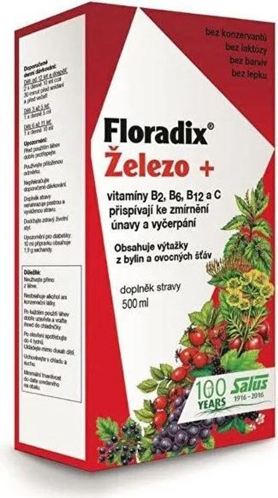 Zioło-Piast Floradix Eisen und Vitamine 500 ml Produktbild 