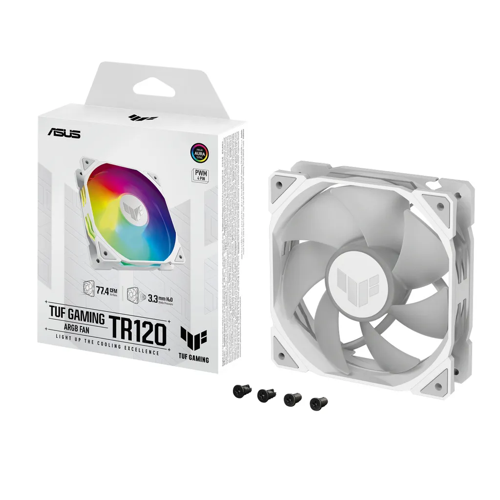 ASUS Lüfter TUF GAMING TR120 FAN ARGB WHT - 6