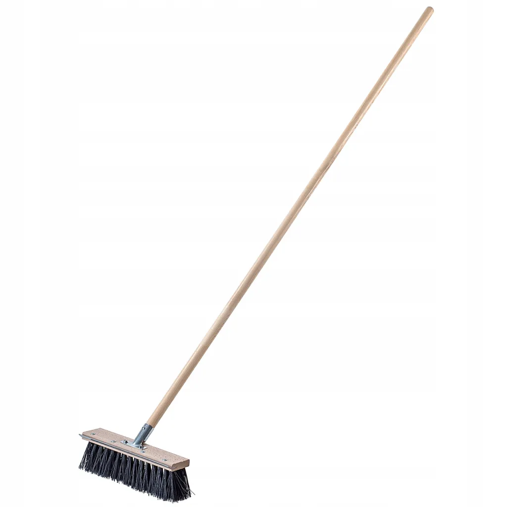 Balai de rue Charel KADAX 30 cm avec bord racleur en plastique robuste