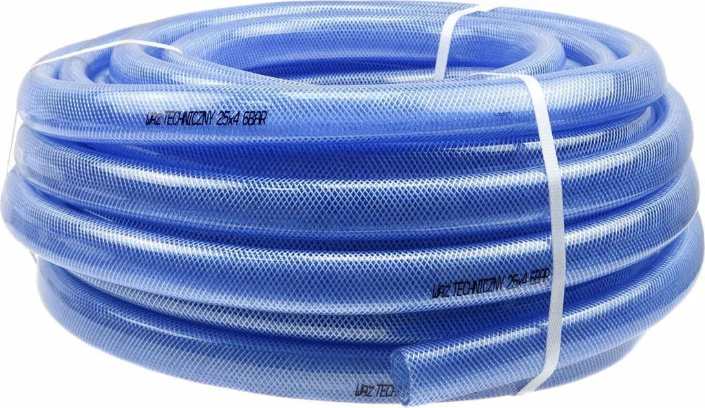 Tuyau 25m pour pulvérisation et air comprimé PVC 25x4mm usage technique