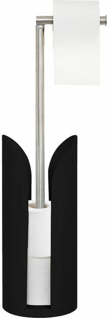 Portarotolo 2-in-1 5five Simply Smart Nero Colorama Metallo 160884J