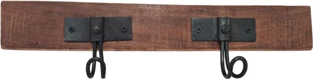 Massive Garderobe VECCHIO 40cm natural recyceltes Holz