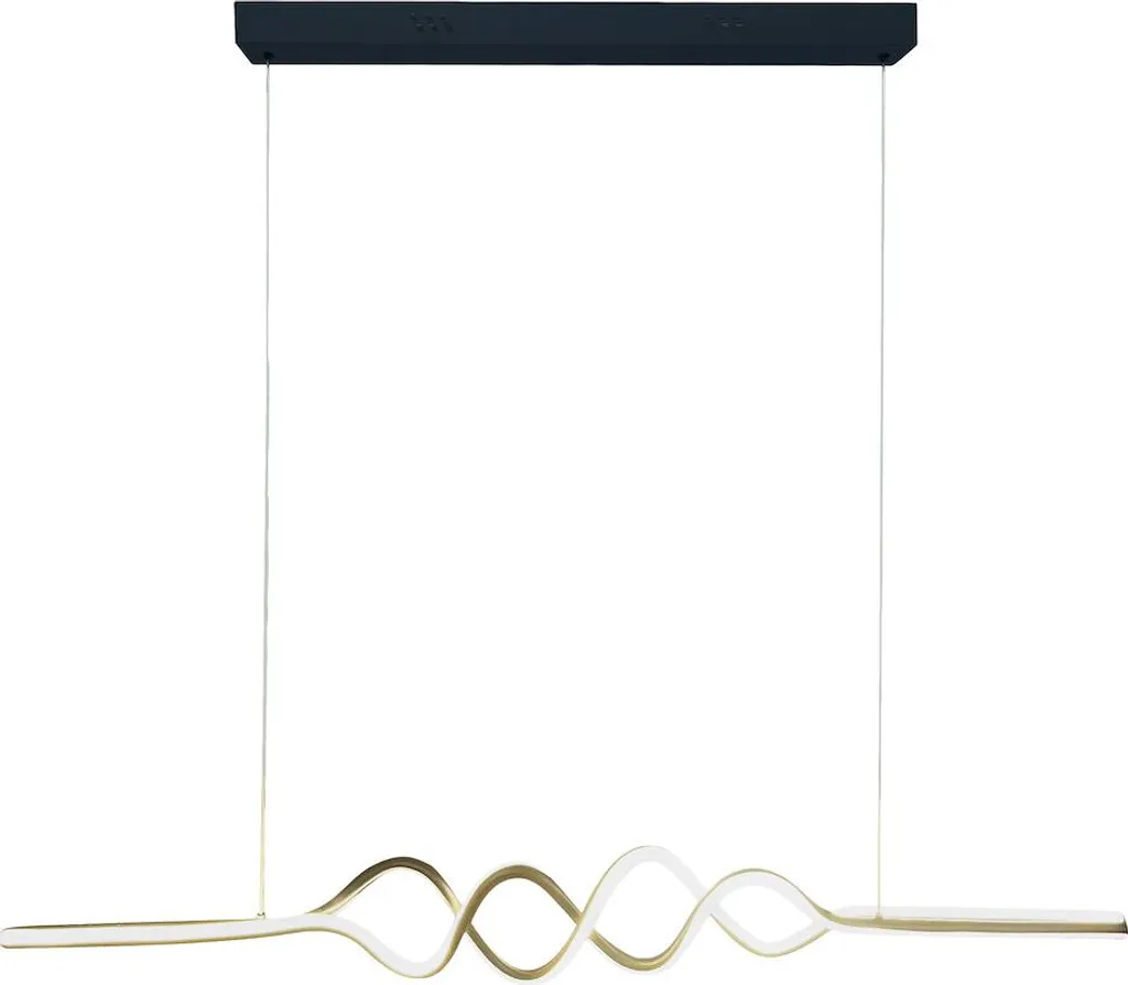 Lustre Suspension LED Noir Design pour Salle à Manger Modèle ANCONA