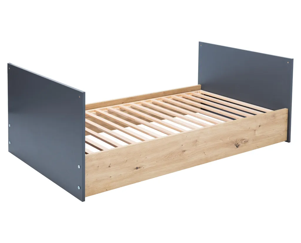 Kit de côtés transformables Alessio Artisan Oak pour lit junior 70x140 cm