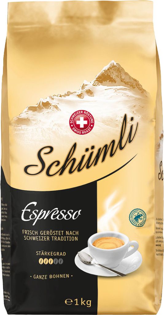 Schümli Espresso Bohne 1kg - Kaffeebohnen Kaffee Bohnen Produktbild 