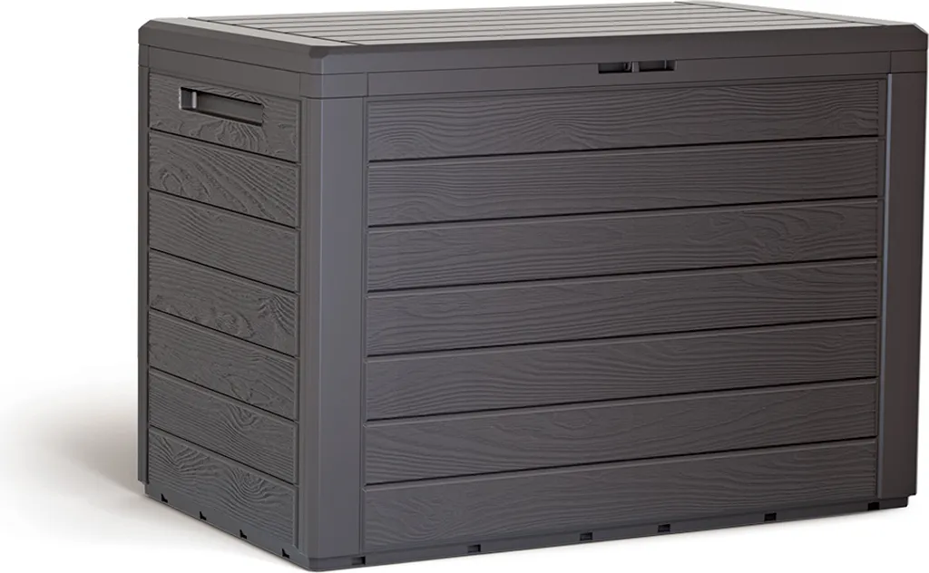 Cassapanca da Giardino 190 Litri WOODEBOX - Ordine e Stile Marrone