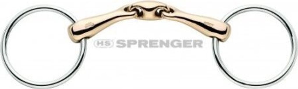 Sprenger KK ULTRA Wassertrense 14 mm doppelt gebrochen Sensogan , Größe:155 mm