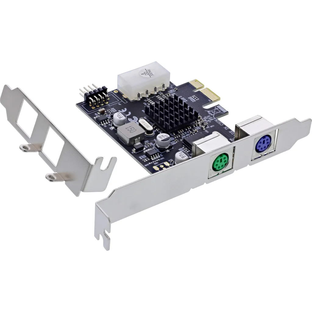 Ajouter des Ports PS/2 à un PC Récent avec la Carte PCIe InLine 76620P