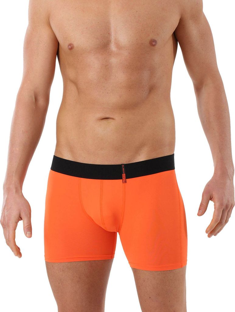 ALBERT KREUZ Retro Shorts Boxershorts Mikrofaser Orange, 08/XXL