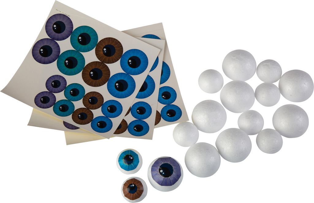 EDUPLAY 370179 3D Augen Sticker 16er Set