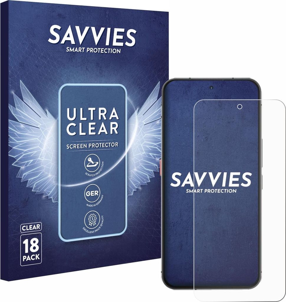18x Für Oukitel WP210 5G Schutzfolie Savvies Displayschutz Display Schutz Folie Klar Transparent