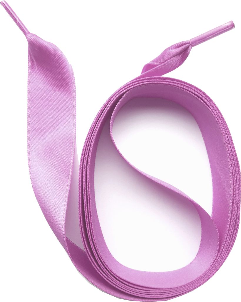 SNORS Schnürsenkel SATIN schmal - LILA - 10mm - 110cm