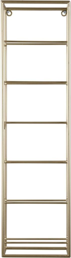 Present Time - Weinregal Single - Gold - 18x11.5x66cm - Metall Wand Flaschenregal