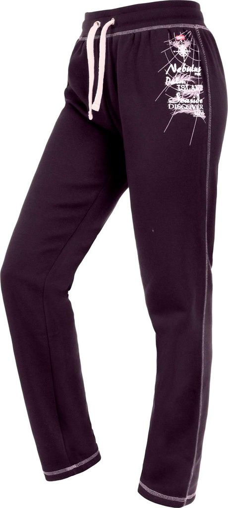 Nebulus Jogginghose EMIRA Damen, Freizeithose , lässige Hose , Hose, P6782 - Damen, schwarz, XXL/44